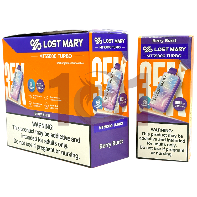 LOST MARY NIXODINE MT35000 TURBO 5% - BERRY BLAST