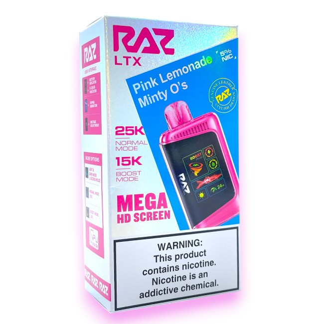 RAZ LTX 25000 5% - PINK LEMONADE MINTY O'S