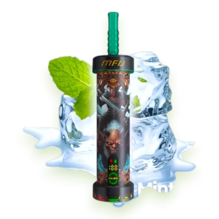 MFU SHISHA X1 40000 0.5% - GUM MINT