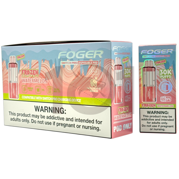 FOGER NIXODINE SWITCH PRO 30000 POD 5% - FROZEN WATERMELON