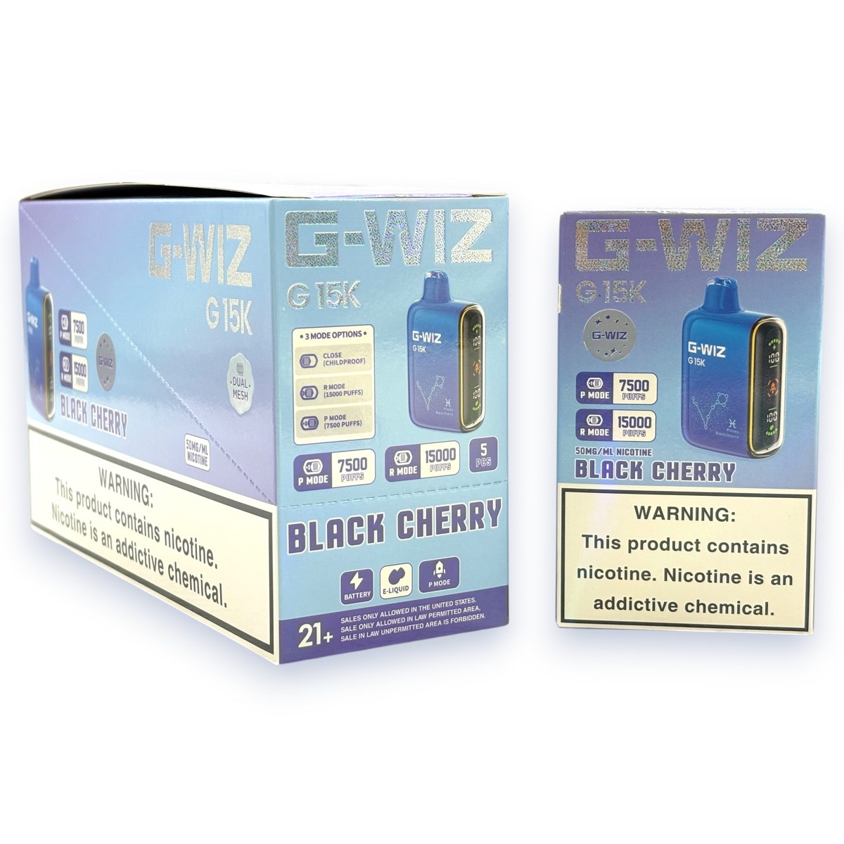 G-WIZ G15000 5% - BLACK CHERRY