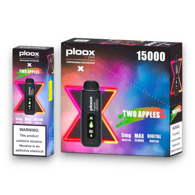 PLOOX 15000 POD X 5% 16ML - TWO APPLES