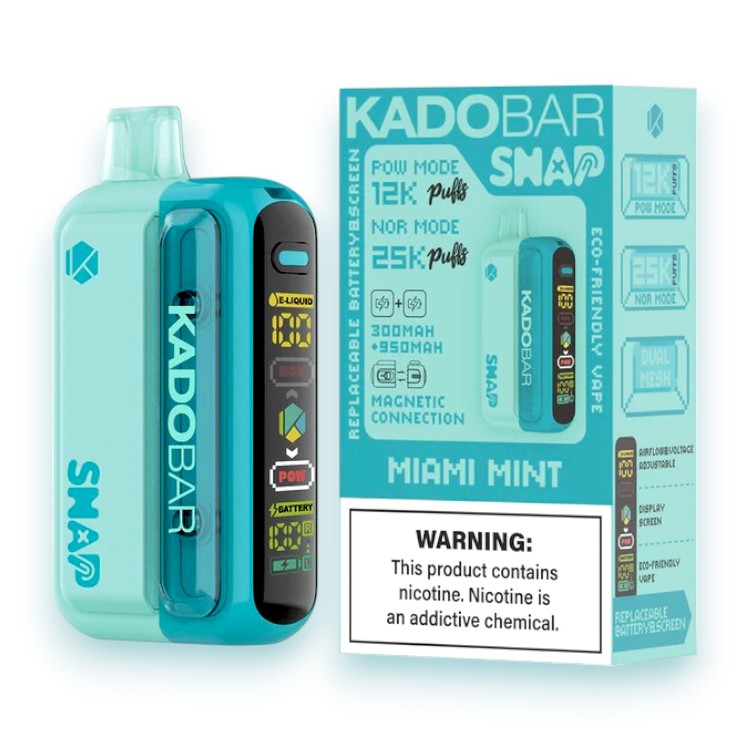 KADO BAR SWITCH PRO 25000 POD 5% - MIAMI MINT