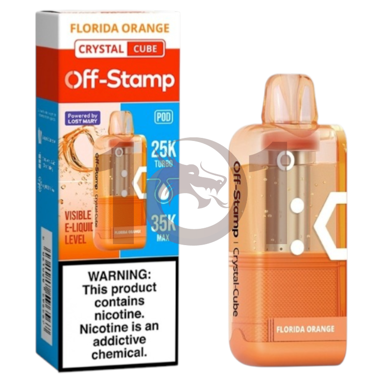 OFF-STAMP X CUBE POD CRYSTAL 35000 5% - FLORIDA ORANGE
