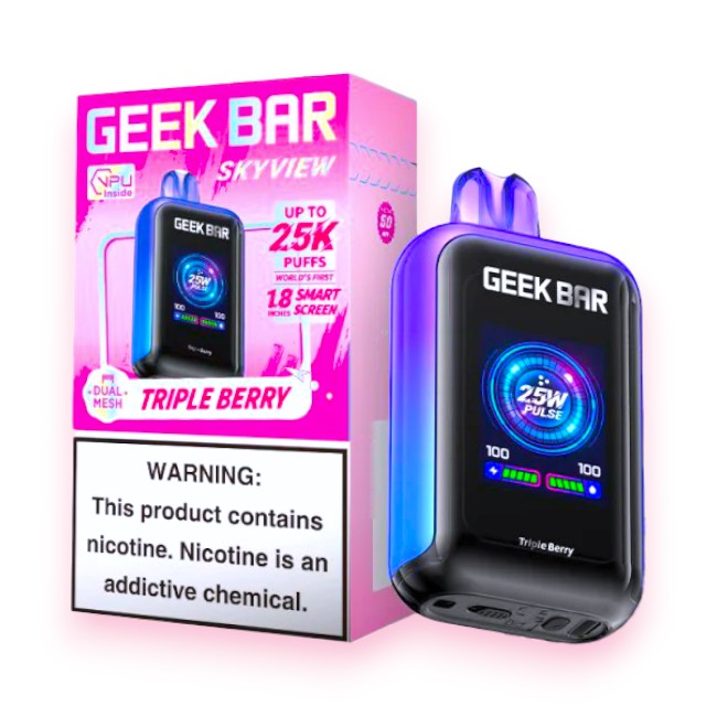 GEEK BAR SKYVIEW 25000 5% - TRIPLE BERRY