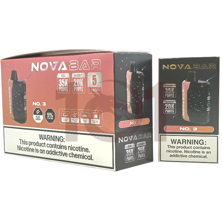 NOVABAR 35000 5% - PEACH MANGO ICE (#3)