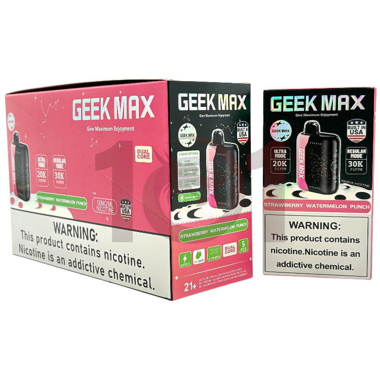 GEEK MAX ULTRA X 30000 5% - STRAWBERRY WATERMELON PUNCH