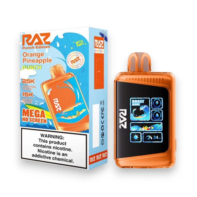 RAZ LTX 25000 PUNCH EDITION 5% - ORANGE PINEAPPLE PUNCH