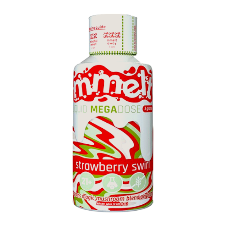 MMELT MUSHROOM SHOT 2OZ - STRAWBERRY SWIRL