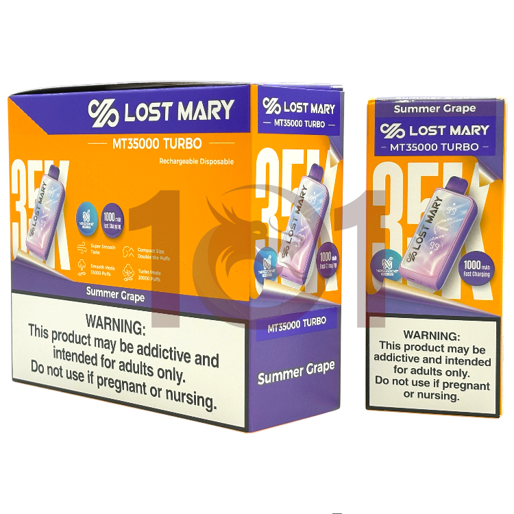 LOST MARY NIXODINE MT35000 TURBO 5% - SUMMER GRAPE