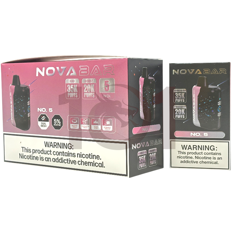NOVABAR 35000 5% - KIWI STRAWBERRY ICE (#5)