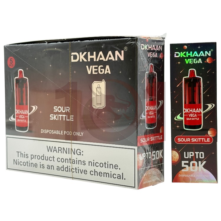 DKHAAN VEGA 50000 POD 5% - SOUR SKITTLE