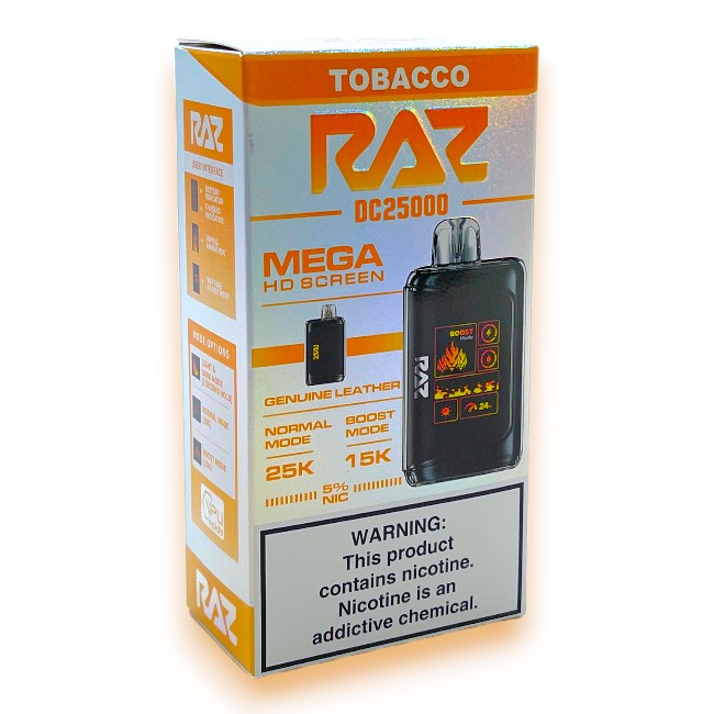 RAZ DC25000 5% - TOBACCO