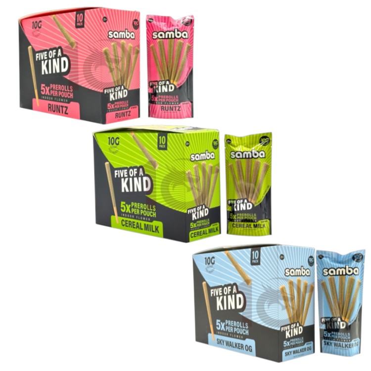 SAMBA FIVE OF A KIND 2GM 5CT PK PREROLL