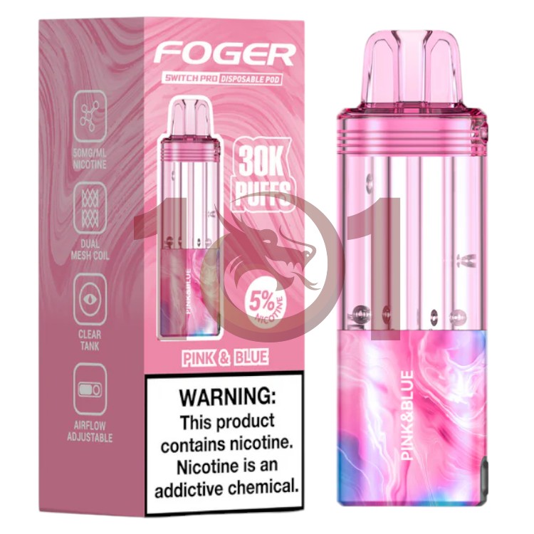 FOGER SWITCH PRO POD 30000 5% - PINK & BLUE
