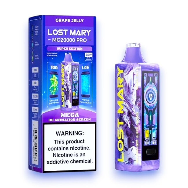 LOST MARY MO20000 PRO SUPER EDITION 5% - GRAPE JELLY