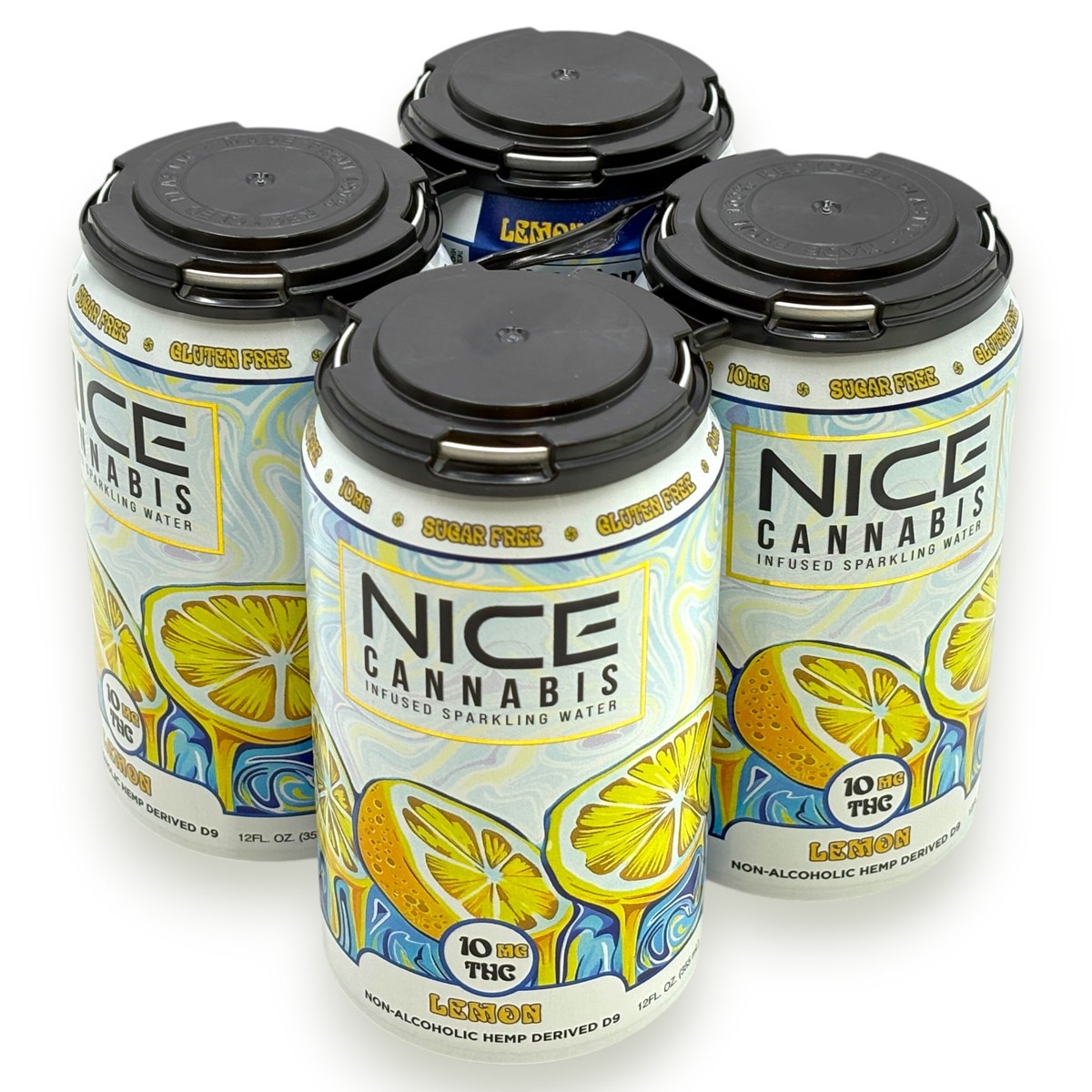 NICE CANNABIS 10MG THC DRINK 12OZ - LEMON
