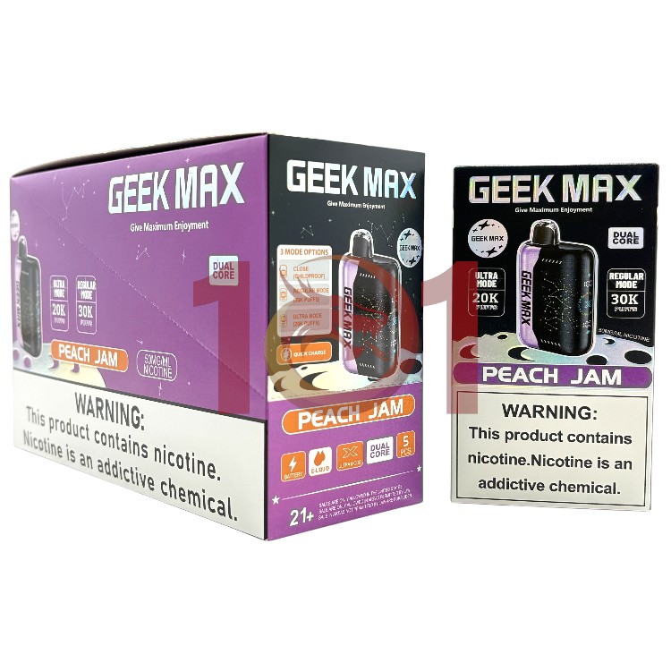 GEEK MAX ULTRA X 30000 5% - PEACH JAM