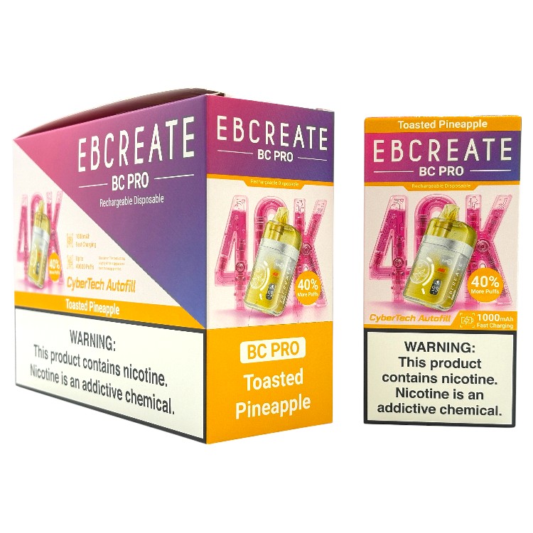 EBCREATE BC PRO 40000 5% - TOASTED PINEAPPLE