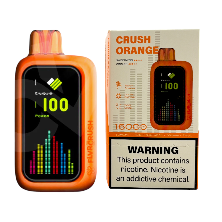 FLVR CRUSH 16000 5% - CRUSH ORANGE