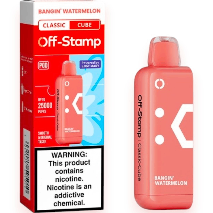 OFF-STAMP 25000 5% CUBE POD - CLASSIC BANGIN WATERMELON