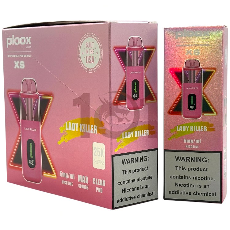 PLOOX 25000 0.5% 18ML HOOKAH POD XS - LADY KILLER