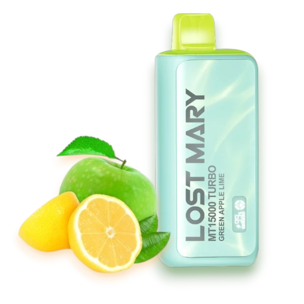 LOST MARY MT15000 TURBO 5% - GREEN APPLE LIME