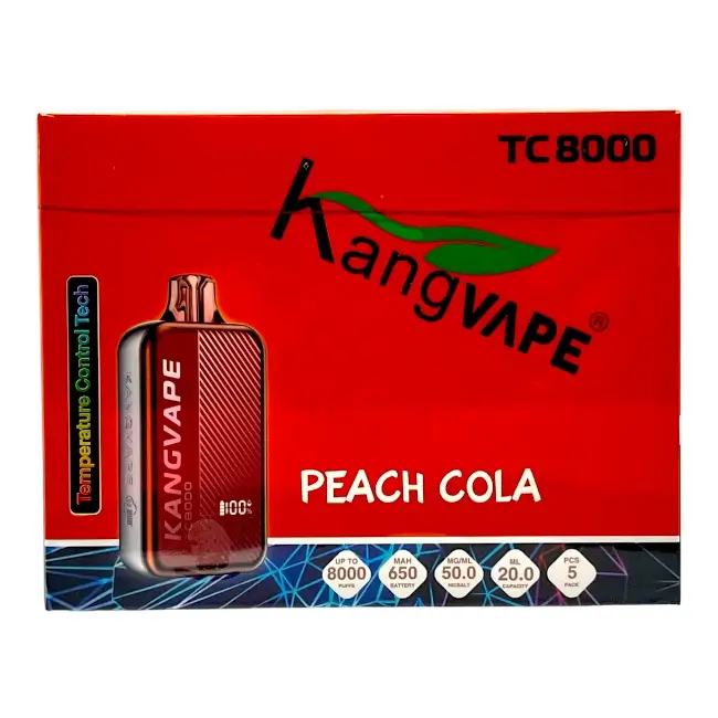 KANGVAPE TC8000 5% - PEACH COLA