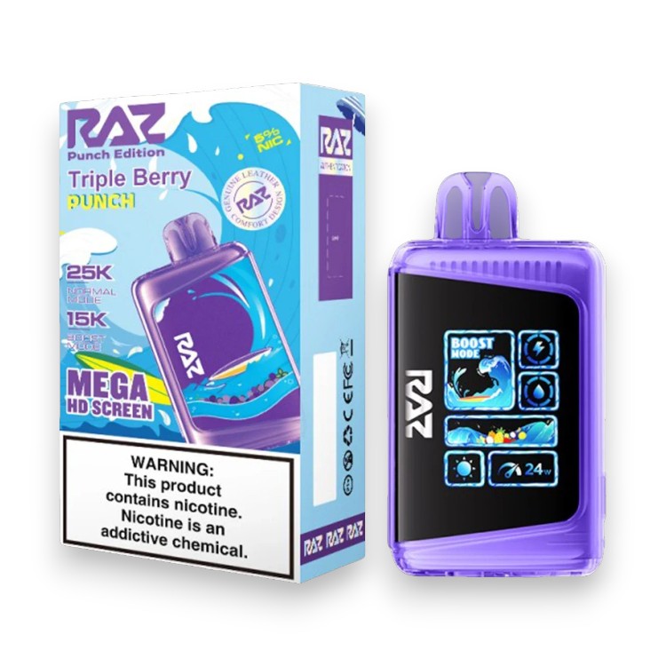 RAZ LTX 25000 PUNCH EDITION 5% - TRIPLE BERRY PUNCH