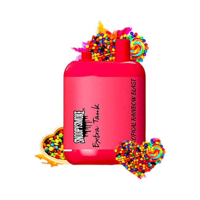 SNOOPY SMOKE EXTRA TANK 15000 5% - TROPICAL RAINBOW BLAST