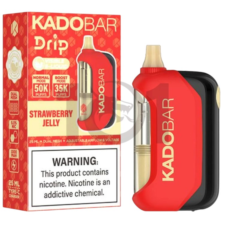 KADO BAR DRIP 50000 5% - STRAWBERRY JELLY