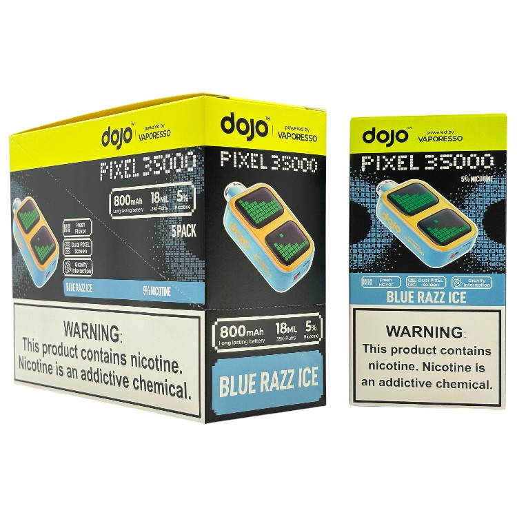 DOJO PIXEL 35000 5% - BLUE RAZZ ICE