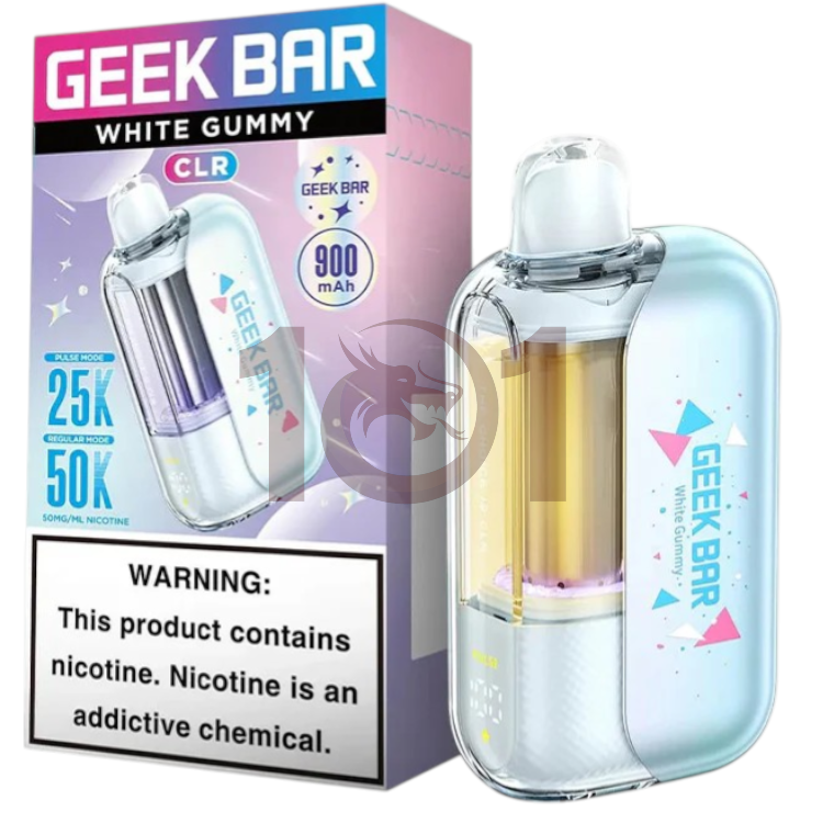 GEEK BAR CLR 50000 5% - WHITE GUMMY