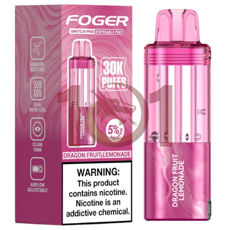 FOGER SWITCH PRO POD 30000 5% - DRAGONFRUIT LEMONADE
