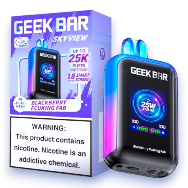 GEEK BAR SKYVIEW 25000 5% - BLACKBERRY FUCKING FAB