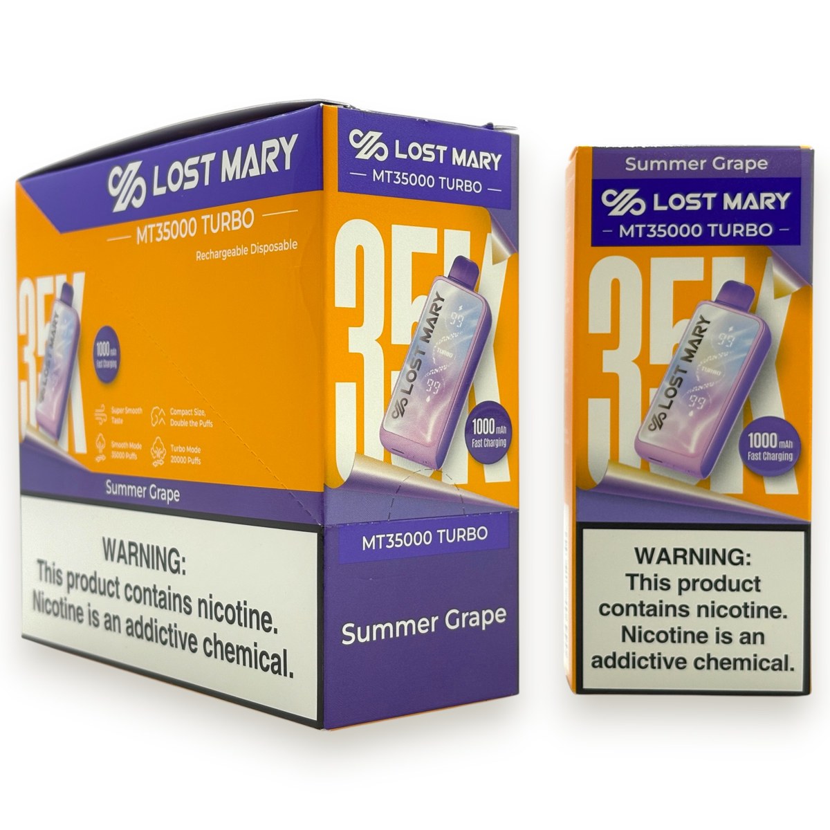 LOST MARY MT35000 TURBO 5% - SUMMER GRAPE