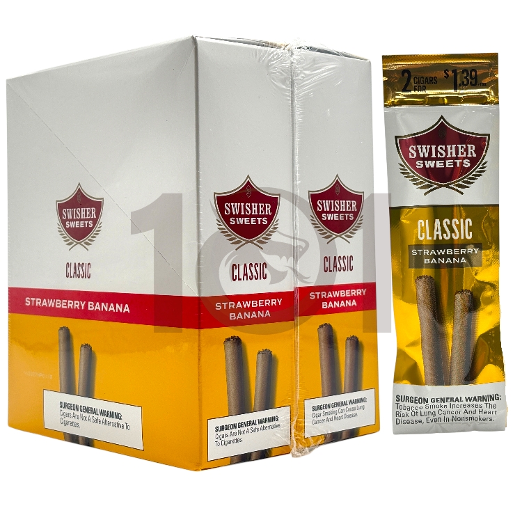 SWISHER SWEETS LGC SP 2/$1.39 2CT PK - STRAWBERRY BANANA