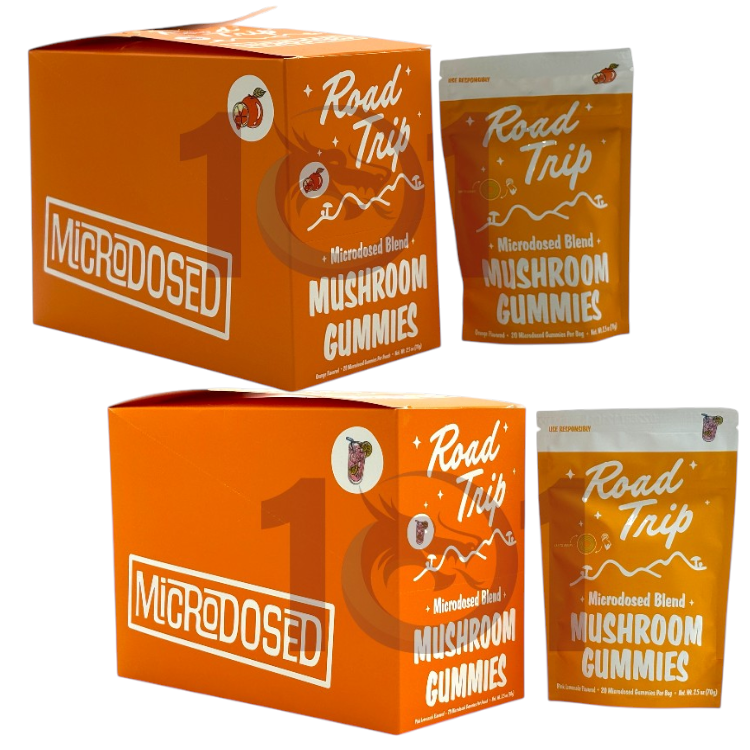 ROAD TRIP MICRODOSED BLEND MUSHROOM GUMMY 3.5GM 20CT PK