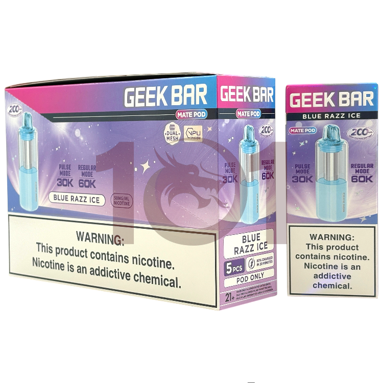 GEEK BAR MATE KIT 60000 POD 5% - BLUE RAZZ ICE