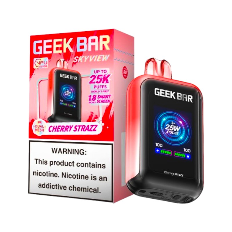 GEEK BAR SKYVIEW 25000 5% - CHERRY STRAZZ