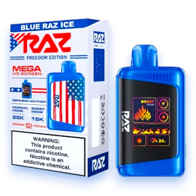 RAZ DC25000 5% - FREEDOM EDITION BLUE RAZ ICE