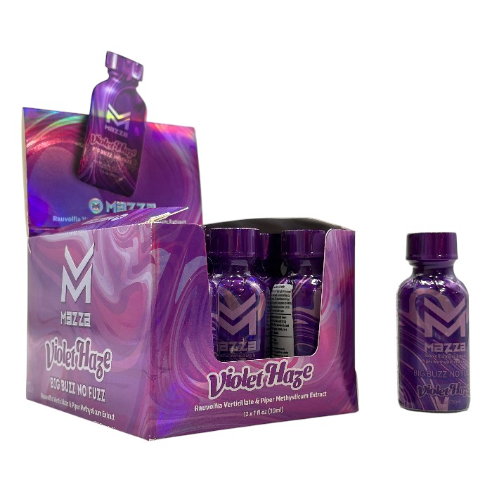 MAZZA RAUVOLFIA VERTICILLATE & PIPER METHYSTICUM 1OZ KAVA EXTRACT SHOT - VIOLET HAZE