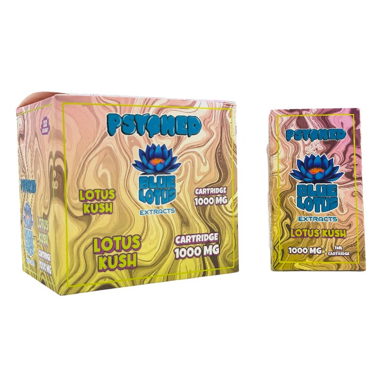 PSYCHED BLUE LOTUS EXTRACTS CARTRIDGE 1000MG - LOTUS KUSH