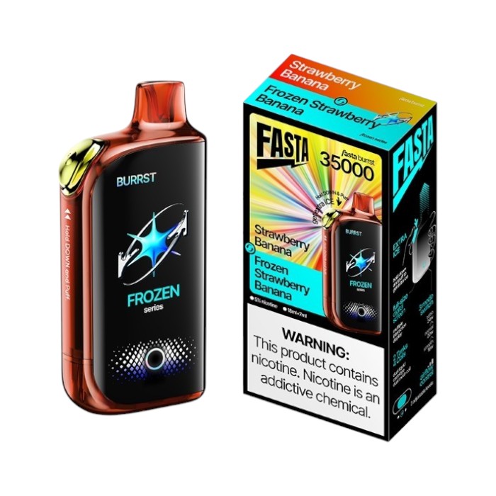 FASTA BURRST 35000 5% - FROZEN SERIES STRAWBERRY BANANA