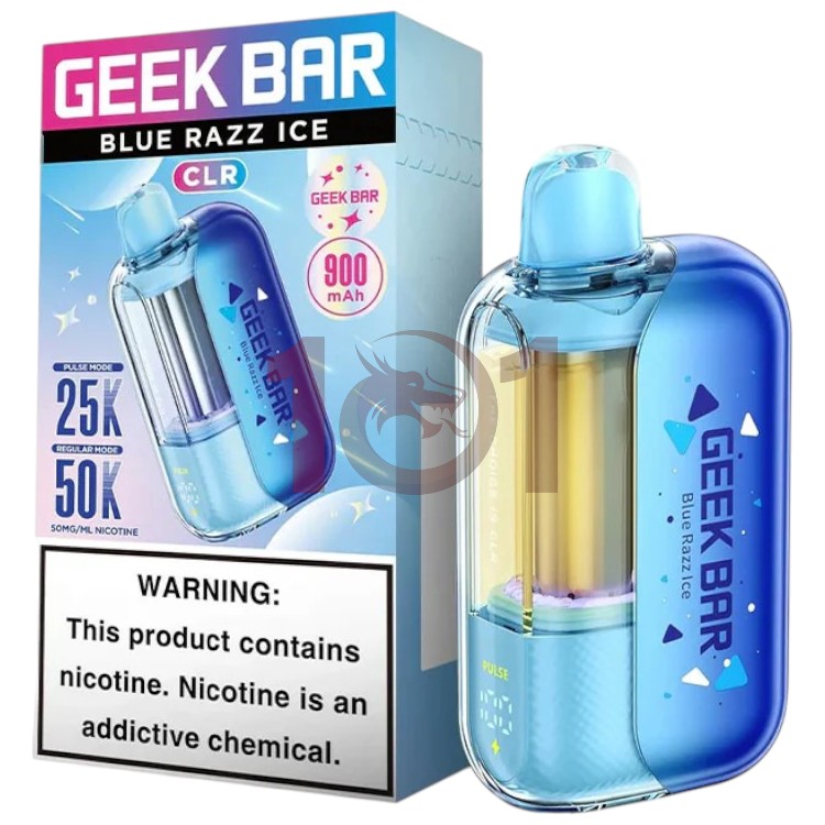 GEEK BAR CLR 50000 5% - BLUE RAZ ICE