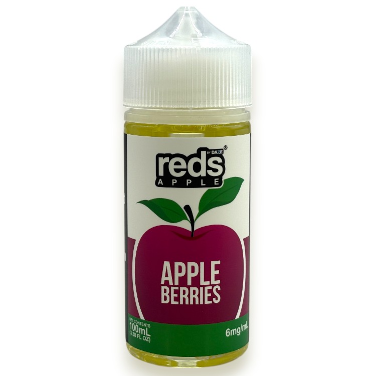 DAZE REDS APPLE E-LIQUID 6MG 100ML - APPLE BERRIES