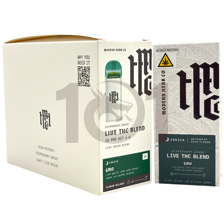 MODERN HERB CO LIVE THC BLEND 2GM POD DEVICE - INDICA GMO