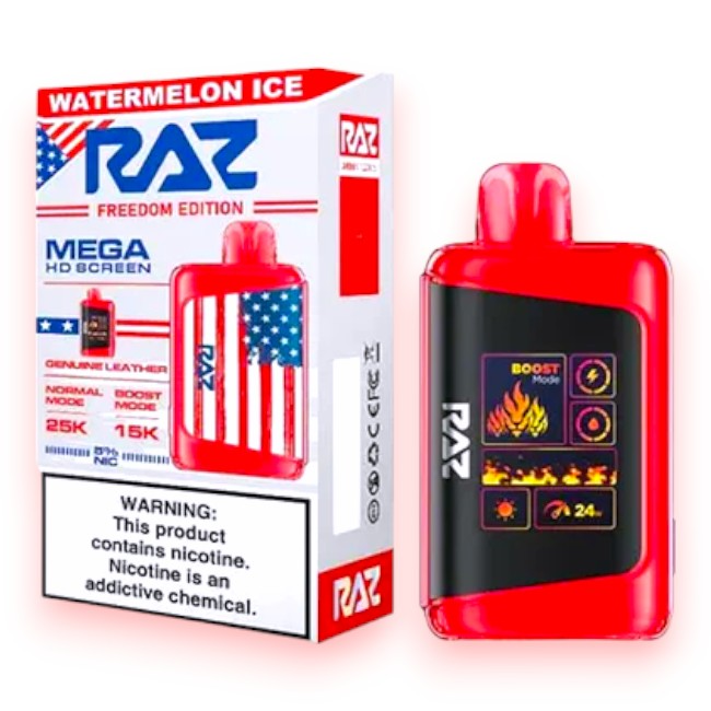 RAZ DC25000 5% - FREEDOM EDITION WATERMELON ICE