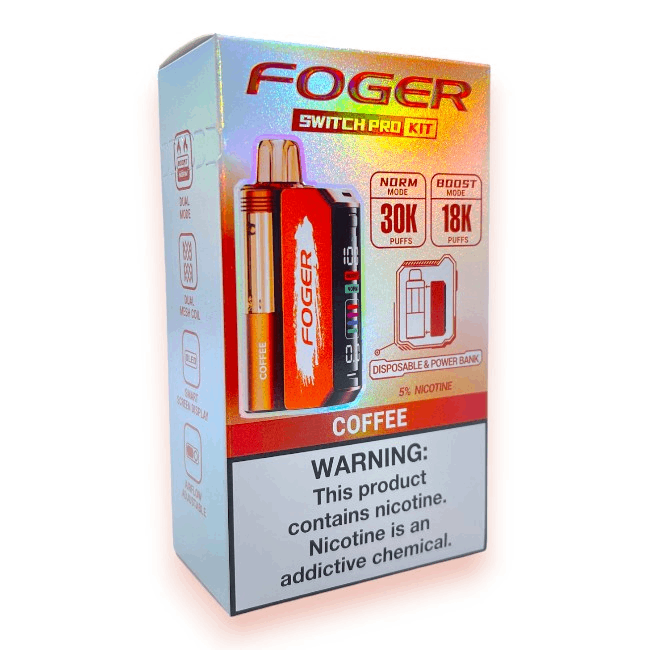 FOGER SWITCH PRO KIT 30000 5% - COFFEE
