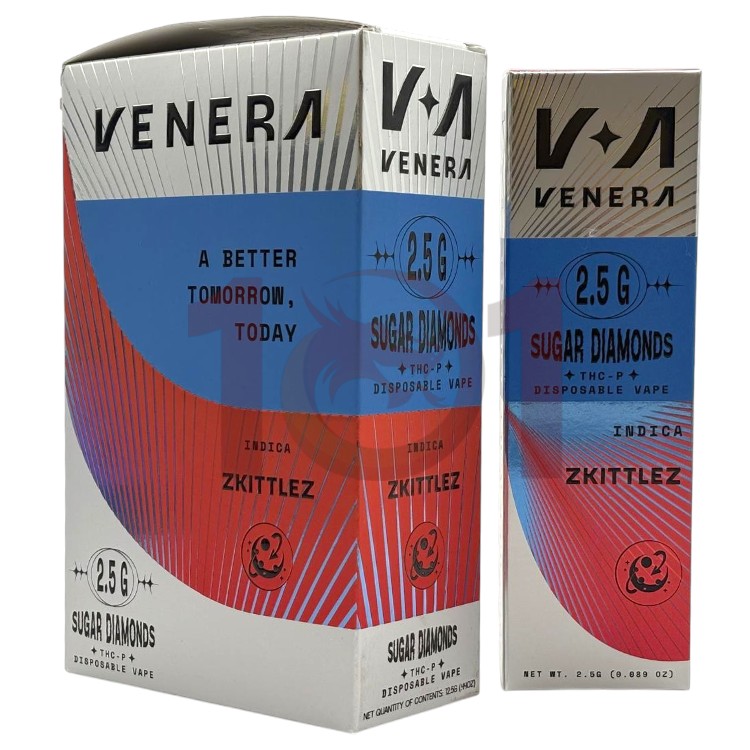 VENERA SUGAR DIAMONDS THCP 2.5GM INDICA - ZKITTLEZ